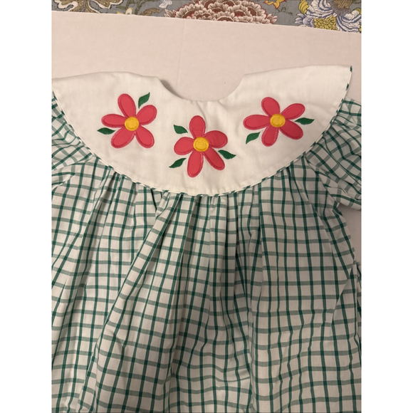 ashton connor Other - Vintage Ashton Connor Girls Size 6 Plaid Dress Smocking Easter Spring